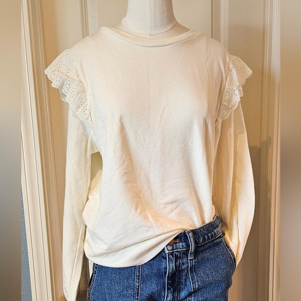 Cute Lightweight Sweatshirt NWT J.Crew Factory size M